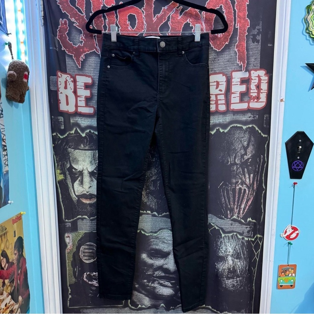 Garage Clothing Black High Waisted Skinny Jeans